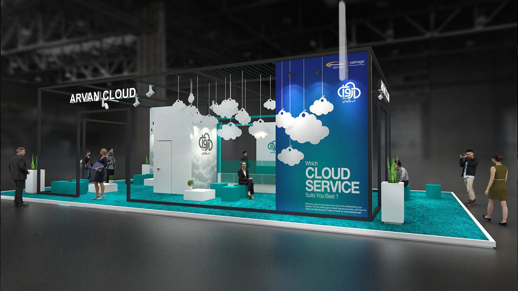 گرافیک نمایشگاهی، غرفه ابر آروان